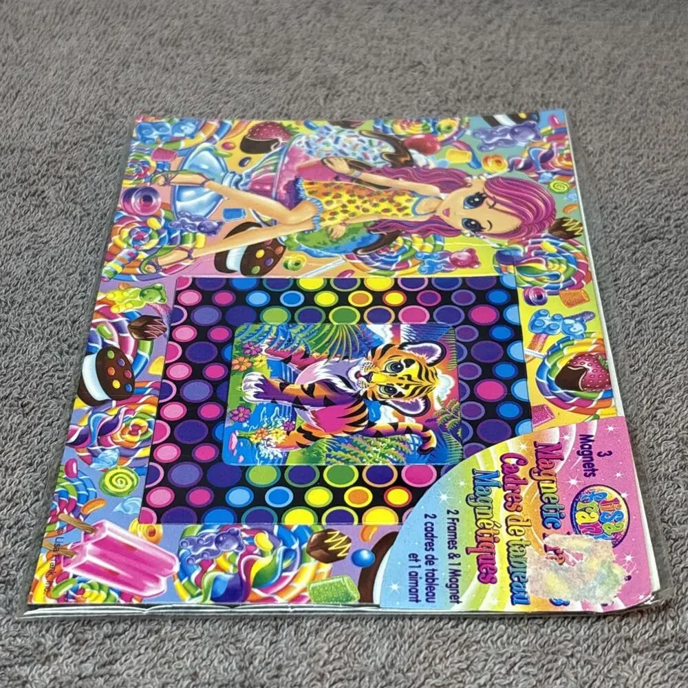 Lisa Frank Magnetic Frames 2 Frames 1 Magnet Candy Tiger